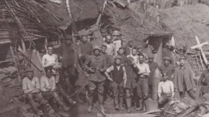 En pleine forêt de Craonne (Aisne), un tunnel où 250 soldats allemands avaient trouvé la mort en 1917 a été découvert.&nbsp; (France 3)