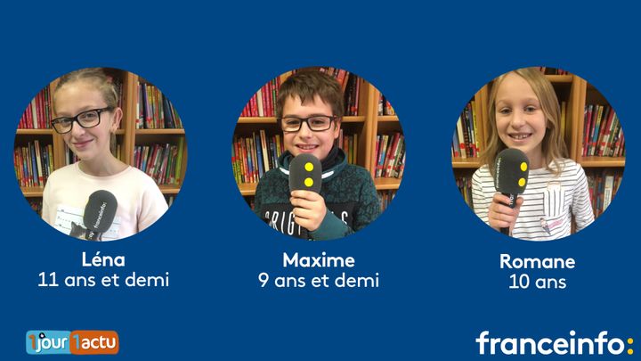 franceinfo junior, une émission en partenariat avec le magazine d'actualités pour enfants 1jour1actu et 1jour1actu.com. (FRANCEINFO / RADIO FRANCE)