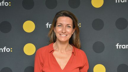 Anne-Claire Coudray, journaliste à TF1. (RADIO FRANCE / JEAN-CHRISTOPHE BOURDILLAT)