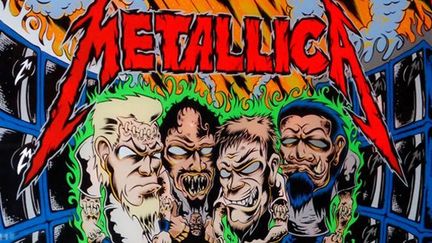 Grrrr ! Le flipper Metallica vous en faire voir de toutes les couleurs.
 (Stern Pinball Inc.)