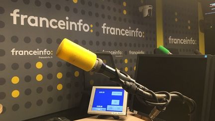 Studio à franceinfo. Le 17 mai 2019 (THOMAS PONTILLON / FRANCE-INFO / RADIO FRANCE)