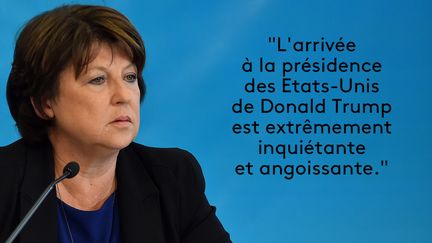 La maire PS de Lille Martine Aubry, dans un communiqué, le 9 novembre 2016. (AFP)