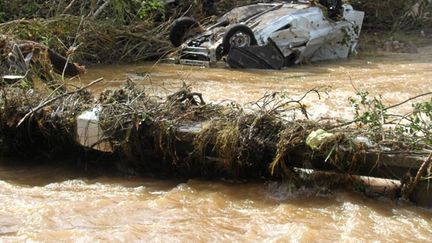 &nbsp; (Le Gard déjà touché par les inondations ces derniers jours est à présent placé en alerte rouge © MaxPPP)