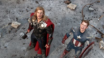 Une sc&egrave;ne du film Avengers, en salles en France le 25 avril 2012.&nbsp; (ARCHIVES DU 7EME ART / AFP)