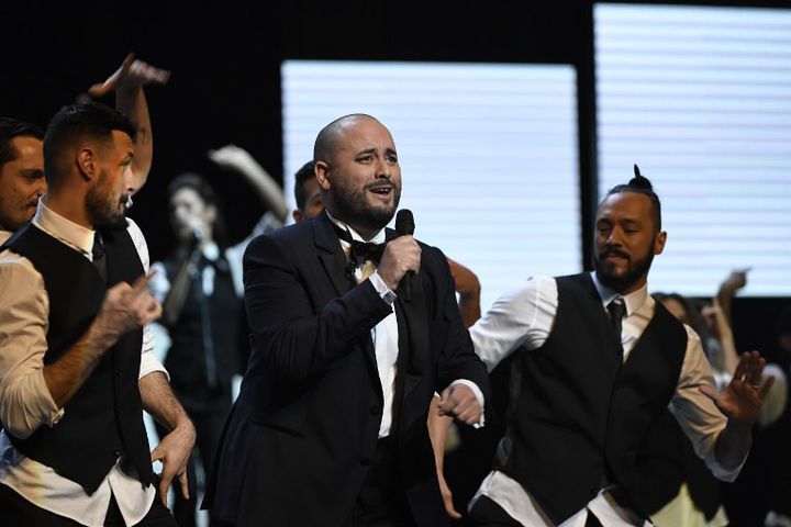 Jérôme Commandeur, présentateur des César 2017
 (bertrand GUAY / AFP)