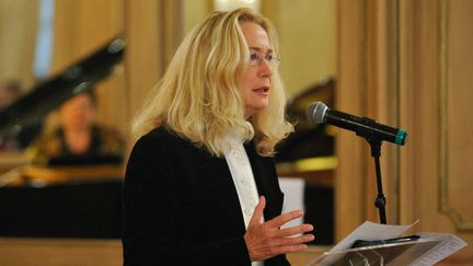 Brigitte Fossey en 2011 lors d'une lecture musicale autour de Franz Liszt. 
 (Guillaume CLEMENT/Maxppp/MAXPPP)