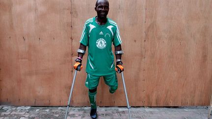 représentant des athlètes du NAFF, s’est dit impressionné par les mesures de Suleiman Isah pour que les handicapés nigérians retrouvent le goût du sport de haut niveau et participent à des compétitions nationales et internationales.
 (Akintunde Akinleye / Reuters)