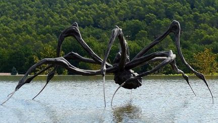 "L'Araignée tapie" ("Crouching spider"), sculptée par Louise Bourgeois
 (GERARD JULIEN / AFP)