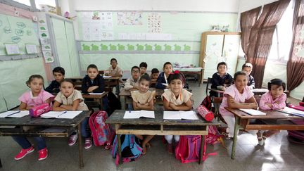 Des élèves dans une école primaire à Tunis en septembre 2015. (ANIS MILI / Reuters)