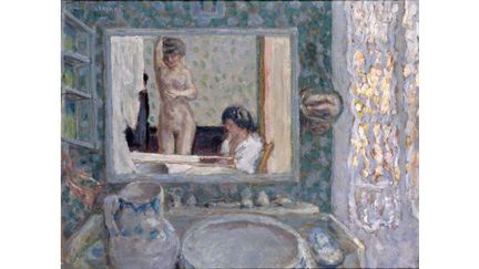 Pierre Bonnard, Le miroir dans la chambre verte, 1908.
 (Indianapolis Museum of Art. James E. Roberts Fund - 2012 Artists Rights Society (ARS), New York/ADAGP, Paris)