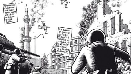 Extrait de &quot;Gaza 1956 - En marge de l&#039;Histoire&quot; de Joe Sacco
 (Joe Sacco - Futuropolis)