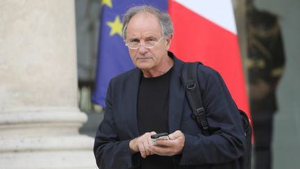 Le président de la Fédération des médecins de France, Jean-Paul Hamon, à la sortie de l'Elysée, à Paris, le 18 septembre 2018.&nbsp; (LUDOVIC MARIN / AFP)