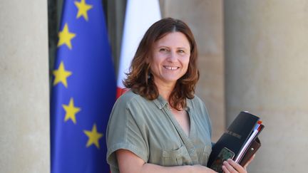 La ministre des Sports, Roxana Maracineanu, à l'Elysée, le 24 juin. (LUDOVIC MARIN / AFP)