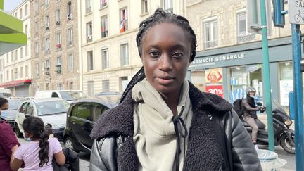 Adama, 18 ans, lycéenne à Pantin née à Aubervilliers en Seine-Saint-Denis. (MANON MELLA / FRANCEINFO)