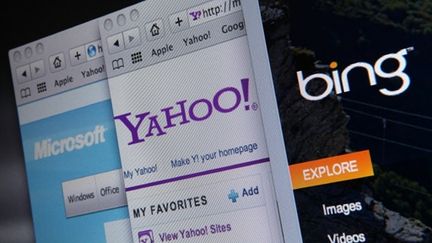 Les moteurs de recherche Yahoo et Bing de Microsoft - prétexte (AFP)