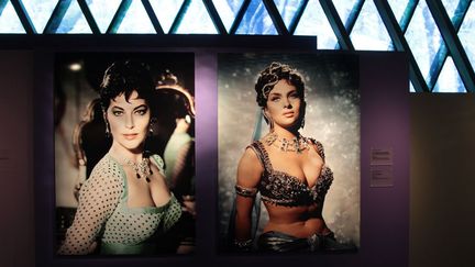 Les images de stars blondes, brunes ou rousses -Jane Fonda, Mich&egrave;le Morgan, Brigitte Bardot, Ava Gardner ou Isabelle Huppert- rappellent l'importance des images en papier glac&eacute; en Occident. (ELODIE DROUARD / FTVI)