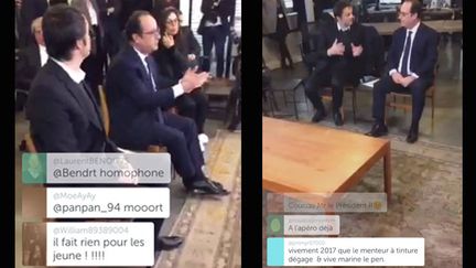  (Le flux vidéo a été interrompu au bout d'une vingtaine de minutes © Captures d'écran Periscope)