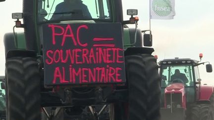 Agriculture : les agriculteurs manifestent contre le projet de réforme de la PAC