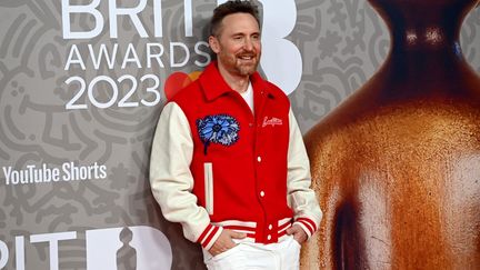 David Guetta assiste aux BRIT Awards 2023 à l'O2 Arena le 11 février 2023 à Londres (Angleterre). (STRINGER / ANADOLU AGENCY)