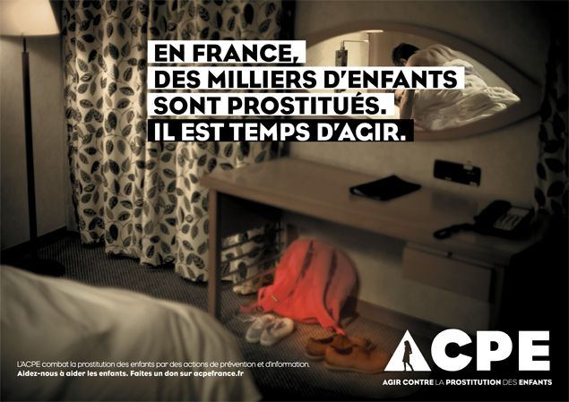 &nbsp; (L'une des affiches de cette campagne contre la prostitution des enfants © ACPE)