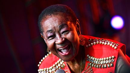 La chanteuse Calypso Rose au Festival de Coachella, en Californie, le 19 avril 2019 (EMMA MCINTYRE / GETTY IMAGES NORTH AMERICA)