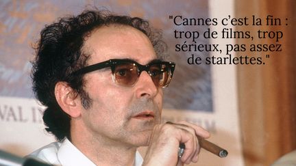 Cannes : un film sur Godard, le cinéaste qui demandait l'interdiction du Festival