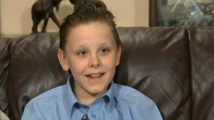 Capture d'&eacute;cran de Liam Scholes, 11 ans, le&nbsp;6 mars 2015 ( EVN )