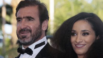 Eric Cantona et Rachida Brakni le 18 mai 2009 à Cannes
 (François Guillot / AFP)