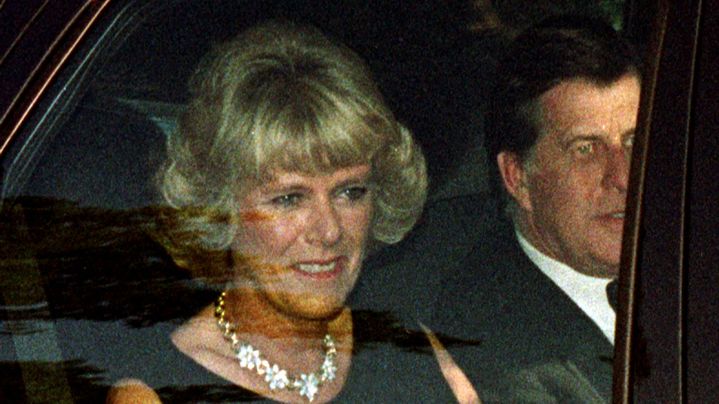 Camilla Parker Bowles&nbsp;en juillet 1997, un mois avant la mort de Lady Diana. (KIERAN DOHERTY / REUTERS)