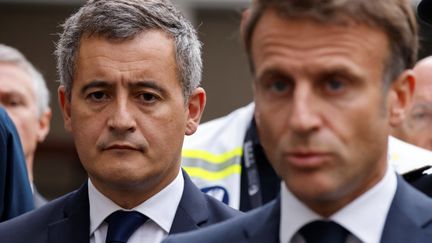 Après l'attentat d'Arras, la pression monte sur l'exécutif et sa future loi immigration. (LUDOVIC MARIN / POOL)