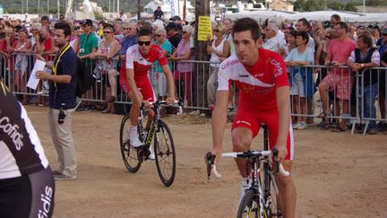 Les coureurs de la Cofidis lors de la présentation du Tour de France 2013