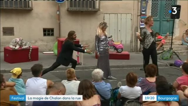 Compagnie Bling Bling à Chalon dans la rue