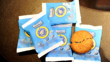 Biscuit connecté, à Toulouse, le 30 novembre 2015. (NATHALIE SAINT-AFFRE / MAXPPP)