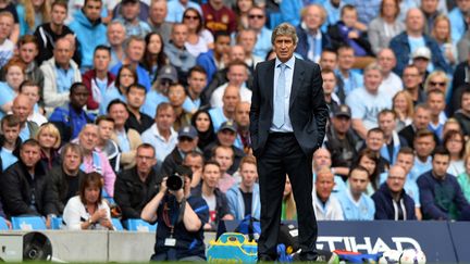 Manuel Pellegrini (Manchester City).  (PAUL ELLIS / AFP)