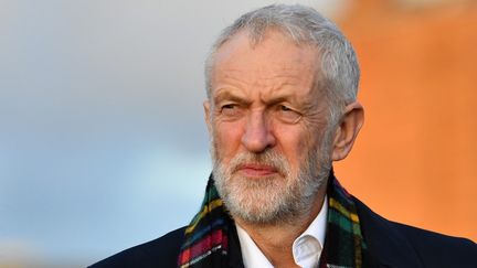 Jeremy Corbyn, ancien leader du patri travailliste britannique, à Whitby (Royaume-Uni), le 1er décembre 2019. (PAUL ELLIS / AFP)