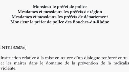 Une circulaire du ministre de l'Intérieur va permettre aux maires de pouvoir&nbsp;obtenir plus d'informations sur les personnes fichées S de leur commune.&nbsp; (FRANCE 2)