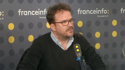 Benjamin Peyrel, cofondateur du site Médiacités, était l'invité de l'Info médias mardi 18 février 2020 (capture d'écran). (FRANCEINFO / RADIOFRANCE)