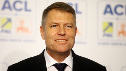  (Le leader de la droite roumaine Klaus Iohannis, issu de la minorité allemande, a revendiqué la victoire à l'élection présidentielle dimanche © Maxppp)