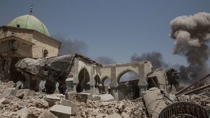 La mosquée Al Nouri à Mossoul en juin 2017
 (Laurence Geai/SIPA)