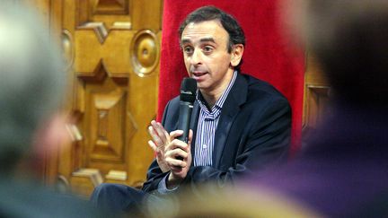 Eric Zemmour donne une conf&eacute;rence &agrave; Nice (Alpes-Maritimes), le 13 mars 2012. (MAXPPP)