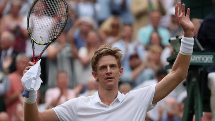 Kevin Anderson n'a pas craqué face à John Isner.  (DANIEL LEAL-OLIVAS / AFP)