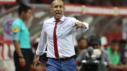 L'entraîneur de l'AS Monaco, Leonardo Jardim. (VALERY HACHE / AFP)