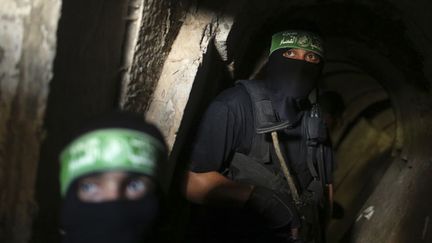 &nbsp; (Selon un membre du Hamas, des membres des Brigades al-Qassam, une branche armée de l'organisation, seraient à l’origine de l’enlèvement de trois jeunes israéliens © REUTERS/Mohammed Salem)