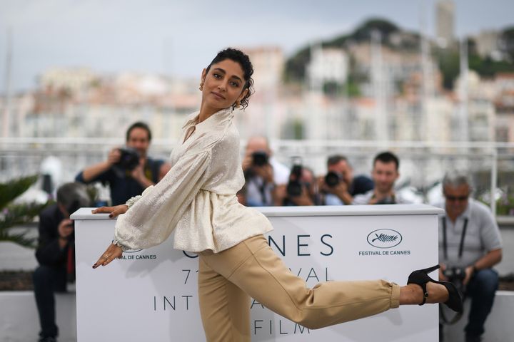 Golshifteh Farahani, combattante kurde dans "Les Filles du soleil" d'Eva Husson.
 (ANNE-CHRISTINE POUJOULAT / AFP)