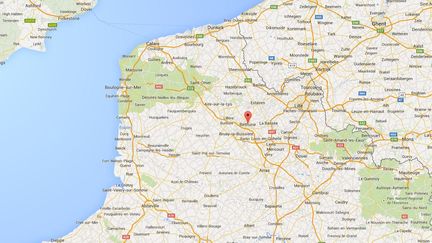 Capture d'&eacute;cran de Google Maps pointant la ville de B&eacute;thune (Pas-de-Calais) dont le parquet a mis en examen et &eacute;crou&eacute;, le 23 avril 2015, un surveillant de coll&egrave;ge de 24 ans soup&ccedil;onn&eacute; d'avoir viol&eacute; et agress&eacute; sexuellement neuf adolescentes de 12 &agrave; 15 ans. ( GOOGLE MAPS)