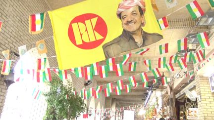 Sous l'impulsion de son président Massoud Barzani, le Kurdistan irakien s'apprête à voter sur son indépendance lundi, en dépit des pressions internationales mais aussi de ses divisions internes. (GILLES GALLINARO / RADIO FRANCE)