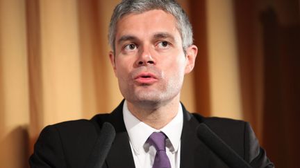 Laurent Wauquiez, le ministre de l'Enseignement sup&eacute;rieur et de la Recherche, le 15 novembre 2011. (JB LE QUERE / MAXPPP)