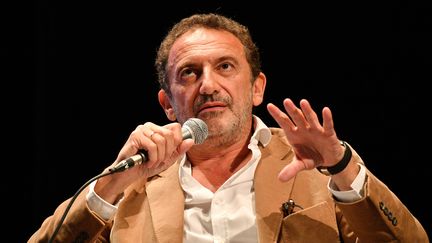 Thomas Anargyros lors du Festival de fiction TV, à La Rochelle le 15 septembre 2017 (XAVIER LEOTY / AFP)