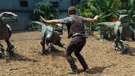 Une sc&egrave;ne de "Jurassic World", sorti en France le 10 juin 2015. (UNIVERSAL PICTURES)