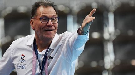 Olivier Krumbholz sélectionneur de l'équipe de France féminine de handball  (CHARLY TRIBALLEAU / AFP)